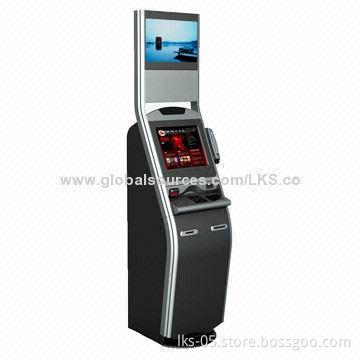 Interactive Kiosk with 17-inch Touch Screen and Bill Payment Computer